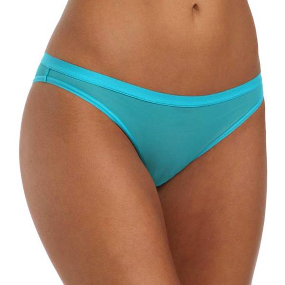 NEW LA PERLA kingfisher intimate lingerie semi sheer mesh panty in kingfisher - Picture 3 of 3